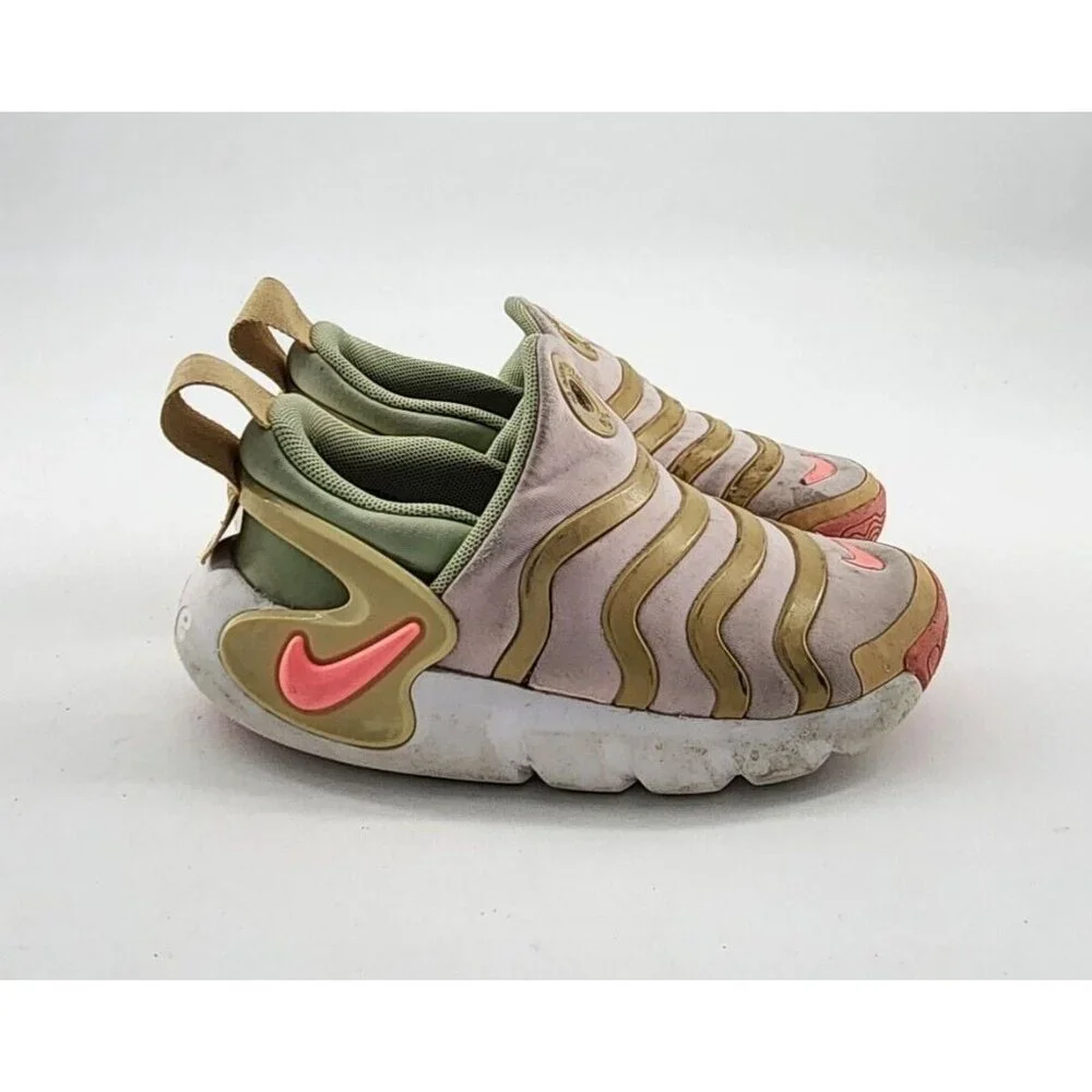 Nike Dynamo Go Low Toddler Sneaker Shoes‎ Pink Foam Sesame DH3437-600 Size 10.5C